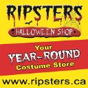 Ripsters Halloween Shop Costume Sales and Rentals logo